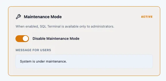 System Settings  light